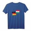 Ungarn Deutschland Flagge T-Shirt mit Herzschlag - Zeige deine Liebe zu Ungarn und Deutschland