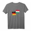 Ungarn Deutschland Flagge T-Shirt mit Herzschlag - Zeige deine Liebe zu Ungarn und Deutschland
