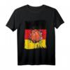 Basketball Team Deutschland Fahne T-Shirt mit zersplitterter Flagge – Patriotisches Streetball Design für Fans & Spieler