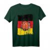 Basketball Team Deutschland Fahne T-Shirt mit zersplitterter Flagge – Patriotisches Streetball Design für Fans & Spieler