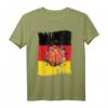Basketball Team Deutschland Fahne T-Shirt mit zersplitterter Flagge – Patriotisches Streetball Design für Fans & Spieler