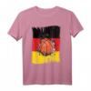 Basketball Team Deutschland Fahne T-Shirt mit zersplitterter Flagge – Patriotisches Streetball Design für Fans & Spieler