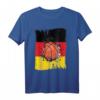 Basketball Team Deutschland Fahne T-Shirt mit zersplitterter Flagge – Patriotisches Streetball Design für Fans & Spieler