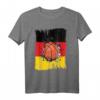 Basketball Team Deutschland Fahne T-Shirt mit zersplitterter Flagge – Patriotisches Streetball Design für Fans & Spieler