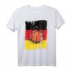 Basketball Team Deutschland Fahne T-Shirt mit zersplitterter Flagge – Patriotisches Streetball Design für Fans & Spieler