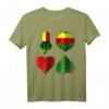Deutsches Kartenblatt Spielkarten T-Shirt mit allen vier Farben – Perfekt für Spieleabende und Skat, Doppelkopf & Co.