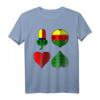 Deutsches Kartenblatt Spielkarten T-Shirt mit allen vier Farben – Perfekt für Spieleabende und Skat, Doppelkopf & Co.