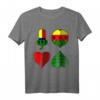 Deutsches Kartenblatt Spielkarten T-Shirt mit allen vier Farben – Perfekt für Spieleabende und Skat, Doppelkopf & Co.
