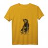 Damen Jagdterrier T-Shirt mit V-Ausschnitt – Geschenkidee für Jäger, Förster und Hundeliebhaber des Deutschen Jagdterriers