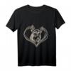 Herz Deutscher Schäferhund T-Shirt - Perfektes Geschenk für Hundeliebhaber, Tierfreunde & Schäferhund-Fans zu Weihnachten & Geburtstag