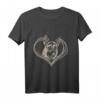 Herz Deutscher Schäferhund T-Shirt - Perfektes Geschenk für Hundeliebhaber, Tierfreunde & Schäferhund-Fans zu Weihnachten & Geburtstag