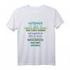 Autist Deutsch Shirt Asperger Ziele Erreichen - Besonderes Inklusions-T-Shirt als Geschenk zu Weihnachten, Geburtstag für Familie und Freunde