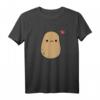 Süßes Kartoffel Shirt mit Herz im Kawaii Stil – Perfektes Geschenk für Kartoffel- und Manga-Fans