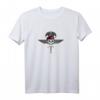Herren Fallschirmjäger T-Shirt mit Totenkopf und Bordeaux Barett - Springerabzeichen für aktive und ehemalige Soldaten