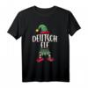 Deutsch Elf Elfe Kostüm Weihnachten Familienoutfit - Festliches Partnerlook & Lustiges Weihnachtsoutfit für die ganze Familie