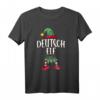 Deutsch Elf Elfe Kostüm Weihnachten Familienoutfit - Festliches Partnerlook & Lustiges Weihnachtsoutfit für die ganze Familie