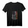 Damen T-Shirt mit Deutsch Amerikanischer Flagge und V-Ausschnitt – Perfektes Geschenk für HapKitten, 4th of July & USA Fans