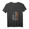 Damen T-Shirt mit Deutsch Amerikanischer Flagge und V-Ausschnitt – Perfektes Geschenk für HapKitten, 4th of July & USA Fans