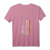 Damen T-Shirt mit Deutsch Amerikanischer Flagge und V-Ausschnitt – Perfektes Geschenk für HapKitten, 4th of July & USA Fans