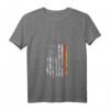 Damen T-Shirt mit Deutsch Amerikanischer Flagge und V-Ausschnitt – Perfektes Geschenk für HapKitten, 4th of July & USA Fans