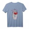 HapKitten Big Hero 6 Baymax Heart Portrait T-Shirt – Offizielles Disney Fanartikel für den besonderen Tag