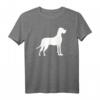 Deutsche Dogge T-Shirt für Hundeliebhaber - Klassisch geschnitten, doppelt genähter Saum