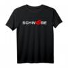 Schwäbische Sprüche T-Shirt mit Brezel und Auto - Humorvolles Design für Schwaben & Deutsche