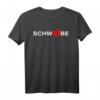 Schwäbische Sprüche T-Shirt mit Brezel und Auto - Humorvolles Design für Schwaben & Deutsche