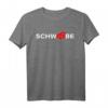 Schwäbische Sprüche T-Shirt mit Brezel und Auto - Humorvolles Design für Schwaben & Deutsche
