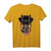 Deutscher Schäferhund mit Cowboyhut & USA Bandana - Kreatives Tierdesign T-Shirt als Geschenk für Hunde- und Welpenliebhaber