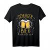 Schlager Und Bier Darum Bin Ich Hier | Schlagerparty Kostüm T-Shirt – Perfekt als Geschenk für Schlagerfans zu Weihnachten, Geburtstag & für die nächste Party