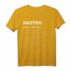 Lustiges Matteo T-Shirt für Deutsche Männer - Klassisch geschnitten, hochwertiges deutsches Herren-Shirt