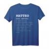 Lustiges Matteo T-Shirt für Deutsche Männer - Klassisch geschnitten, hochwertiges deutsches Herren-Shirt
