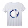 HapKitten Big Hero 6 Baymax Wave Hello Circle Graphic T-Shirt - Offiziell lizenziertes Marvel-Disney Fan-Shirt