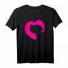 Deutsche Dogge Profil Herz Pink T-Shirt – Fanartikel für Doggen Liebhaber, Mama & Papa
