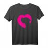 Deutsche Dogge Profil Herz Pink T-Shirt – Fanartikel für Doggen Liebhaber, Mama & Papa
