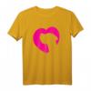 Deutsche Dogge Profil Herz Pink T-Shirt – Fanartikel für Doggen Liebhaber, Mama & Papa