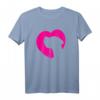 Deutsche Dogge Profil Herz Pink T-Shirt – Fanartikel für Doggen Liebhaber, Mama & Papa