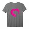 Deutsche Dogge Profil Herz Pink T-Shirt – Fanartikel für Doggen Liebhaber, Mama & Papa