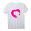 Deutsche Dogge Profil Herz Pink T-Shirt – Fanartikel für Doggen Liebhaber, Mama & Papa