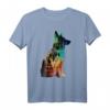 Deutscher Schäferhund T-Shirt - Klassisch geschnitten, doppelt genähter Saum für Hunde- und Schäferhundfans