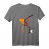 HapKitten T-Shirt mit Dabbing Skelett und Fußball – Perfektes Geschenk für Männer, Frauen, Kinder und Fans