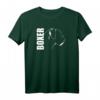 Deutscher Boxer Profil Hund T-Shirt – Geschenk für Hundeliebhaber, Züchter und Boxer Fans, perfektes Outfit für Hundeschule & Spaziergänge
