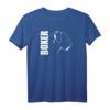 Deutscher Boxer Profil Hund T-Shirt – Geschenk für Hundeliebhaber, Züchter und Boxer Fans, perfektes Outfit für Hundeschule & Spaziergänge