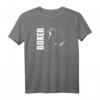Deutscher Boxer Profil Hund T-Shirt – Geschenk für Hundeliebhaber, Züchter und Boxer Fans, perfektes Outfit für Hundeschule & Spaziergänge