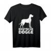 Deutsche Dogge T-Shirt für Hundeliebhaber – Klassisch geschnitten mit Silhouette, perfekt für Spaziergänge & Hundeliebhaber