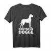 Deutsche Dogge T-Shirt für Hundeliebhaber – Klassisch geschnitten mit Silhouette, perfekt für Spaziergänge & Hundeliebhaber