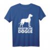 Deutsche Dogge T-Shirt für Hundeliebhaber – Klassisch geschnitten mit Silhouette, perfekt für Spaziergänge & Hundeliebhaber