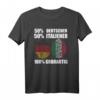 Deutsch & Italienisch Deutscher Italiener T-Shirt mit Flaggen & Sprüchen – Stolz auf doppelte Herkunft