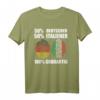 Deutsch & Italienisch Deutscher Italiener T-Shirt mit Flaggen & Sprüchen – Stolz auf doppelte Herkunft